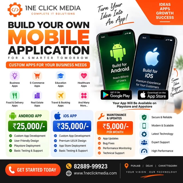 1ne Click Media Pvt. Ltd. Instagram post